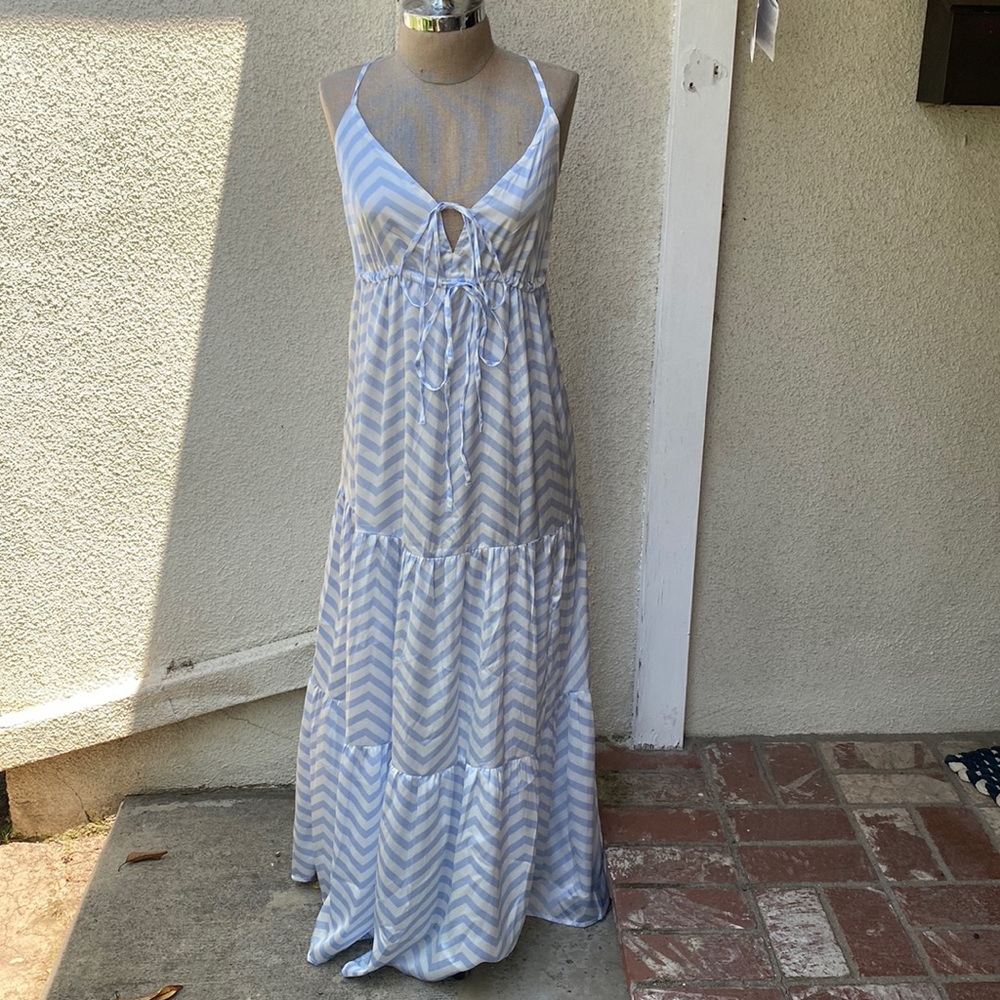 ASOS gorgeous long dress. So pretty and flattering from Bloomingdale’s
